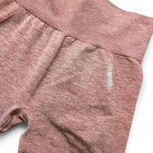 Gymshark Flex High Waisted Leggings in Deep Blush/White